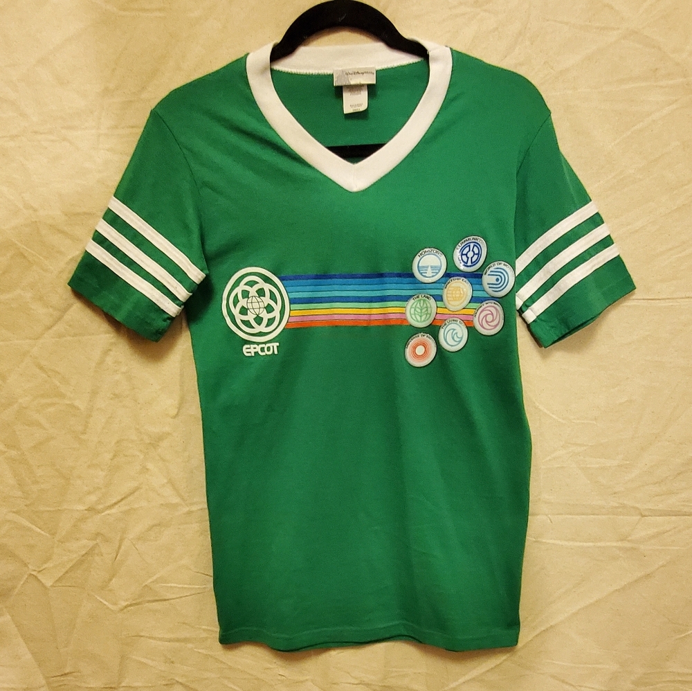 Vintage Epcot Disney World ringer tee shirt tshirt
